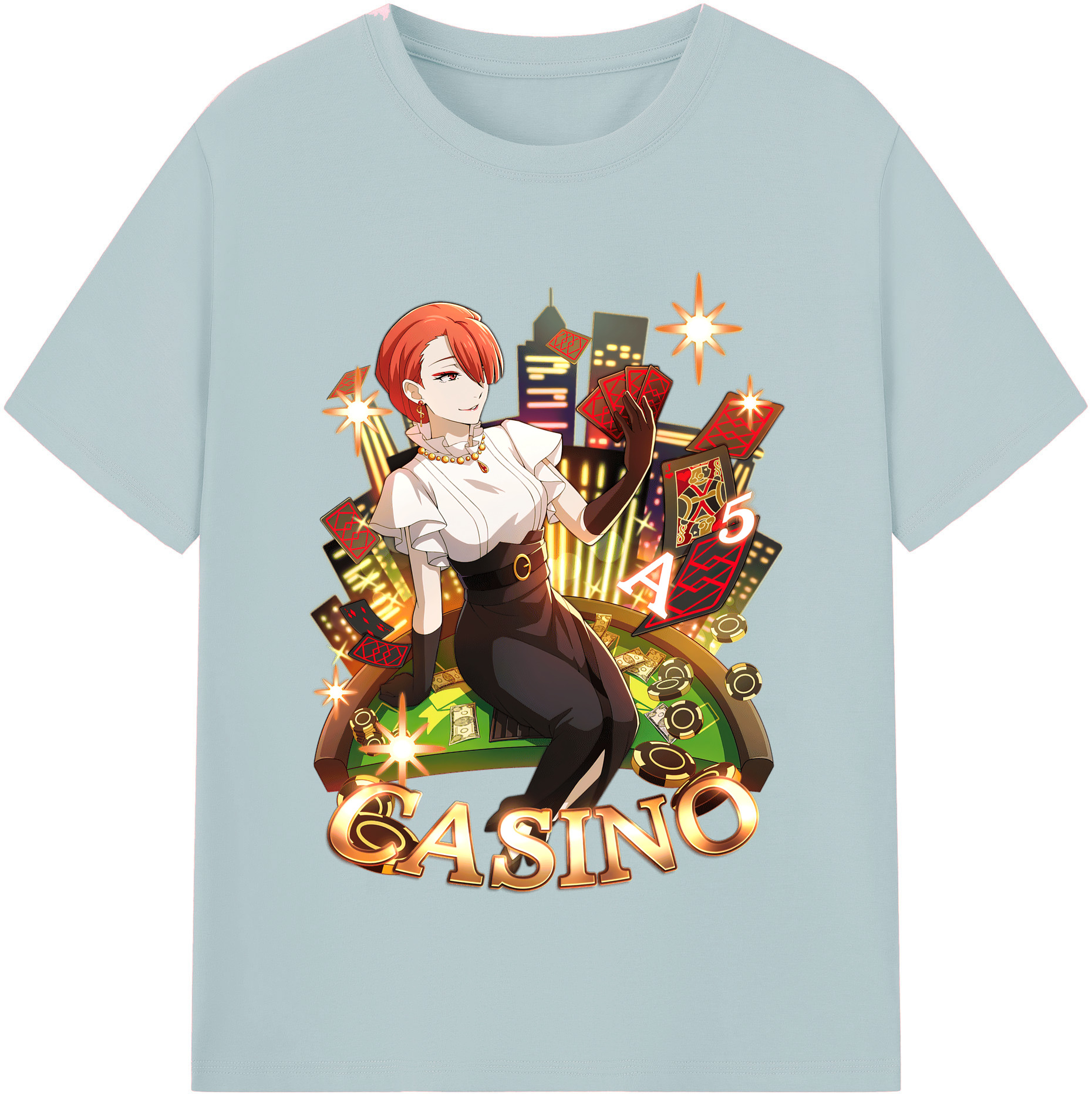 （画像用） 文豪ストレイドッグス Bungo Stray Dogs 綿100％半袖Tシャツ（フロントプリント）